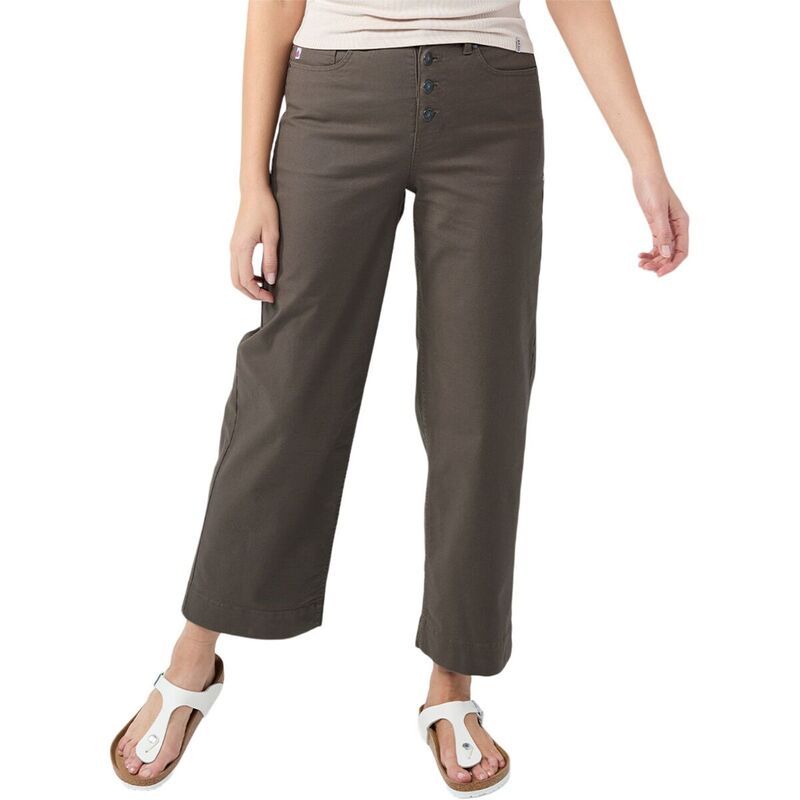 スティオ レディース ボトムス カジュアルパンツ ワイドレッグ STIO Rivet Wide Leg Canvas Pant Womens Cowboy Coffee コーヒー