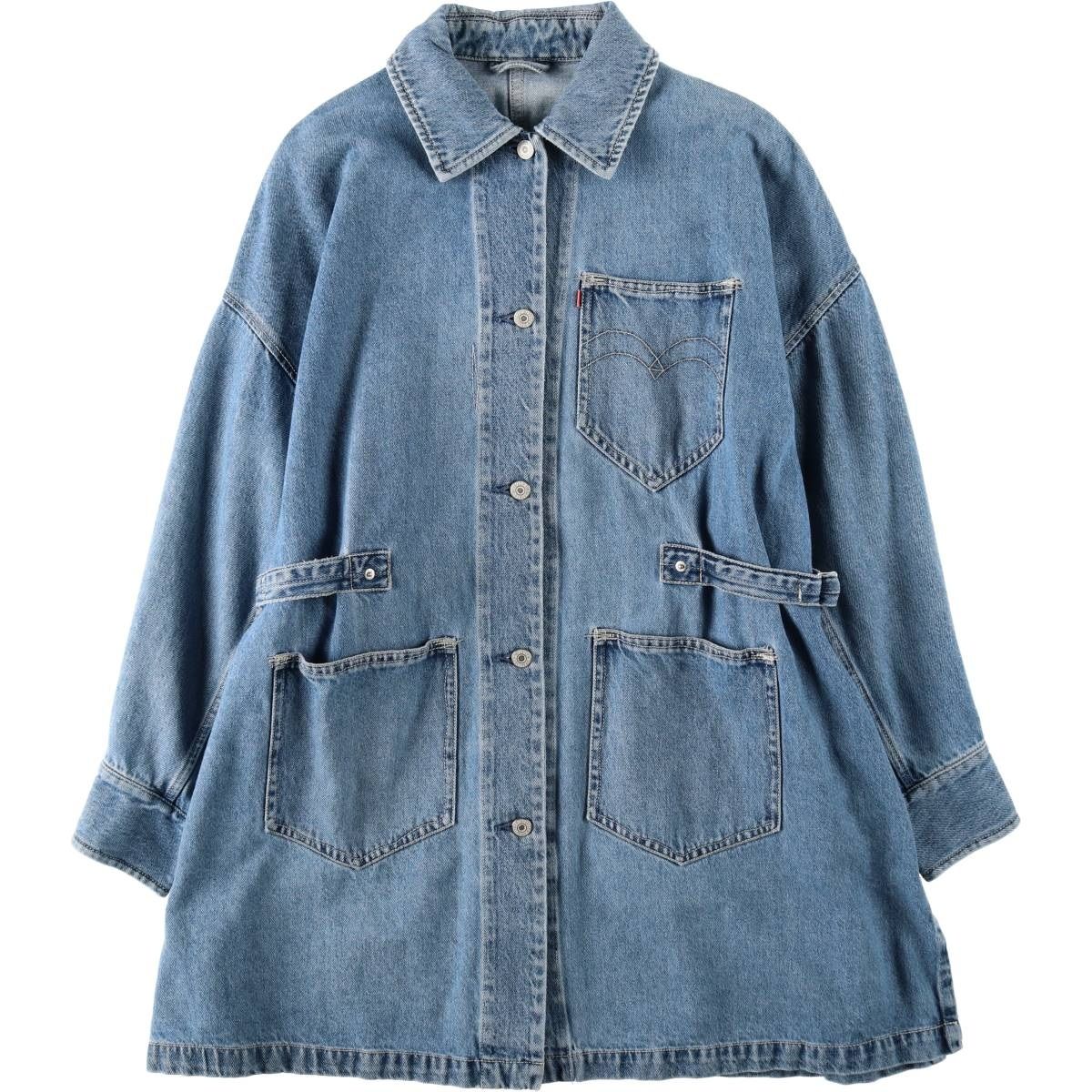 古着 リーバイス Levi's RED リーバイスレッド LINEMAN CHORE COAT デニムコート レディースM相当/eaa641954
