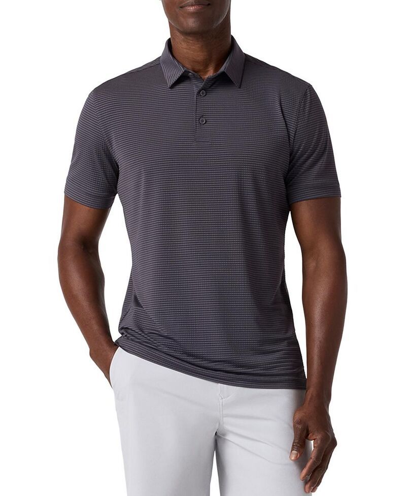ミズンメイン メンズ トップス ポロシャツ MizzenMain Copa Short Sleeve Polo Pewter ピューター