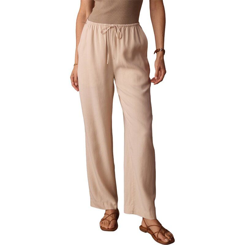 ノーマルブランド レディース ボトムス カジュアルパンツ スエード The Normal Brand Sueded Costa Drawcord Pant Womens Birch