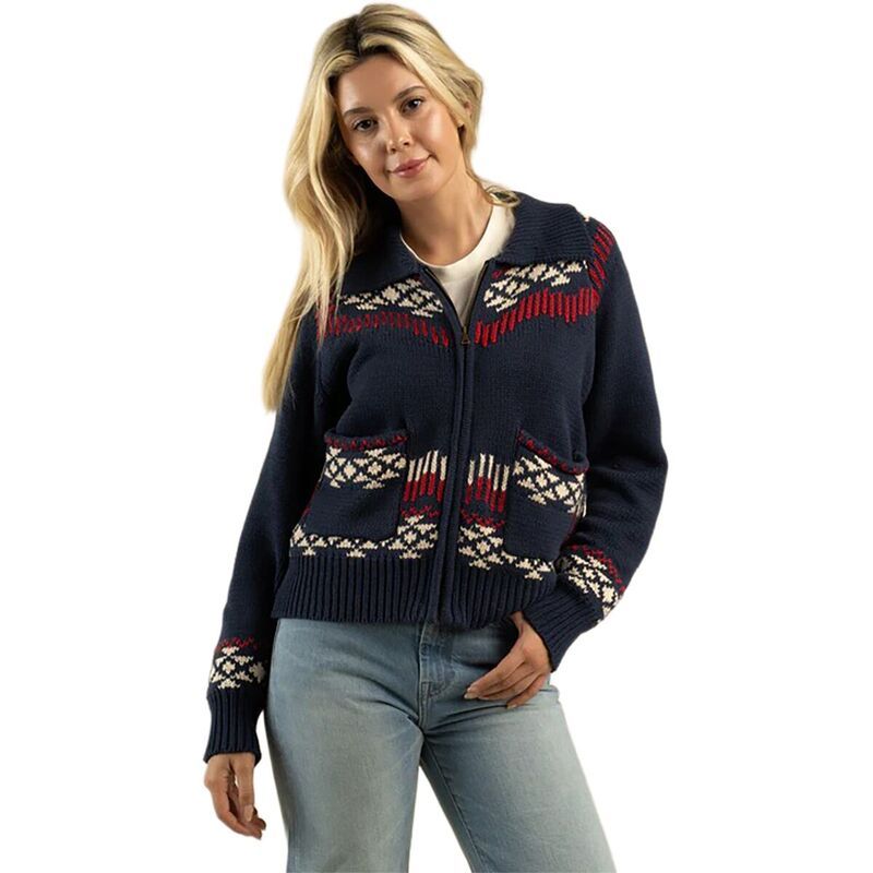 センデロプロビジョンズ レディース アウター ジャケット・ブルゾン カーディガン Sendero Provisions Co Cimarron Cardigan Womens Navy ネイビー