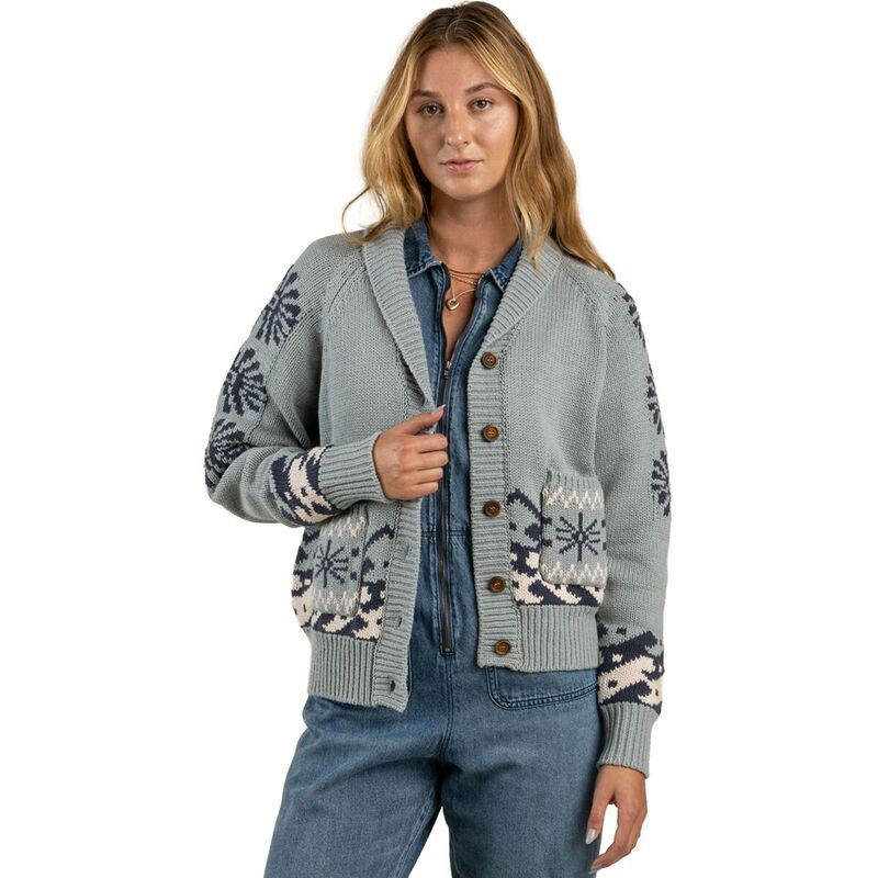 センデロプロビジョンズ レディース アウター ジャケット・ブルゾン カーディガン Sendero Provisions Co Cimarron Cardigan Womens Eastern Sky