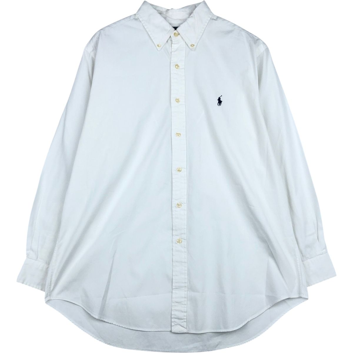 古着 ラルフローレン Ralph Lauren CLASSIC FIT クラシックフィット 長袖 ボタンダウンシャツ メンズL相当/eaa641786