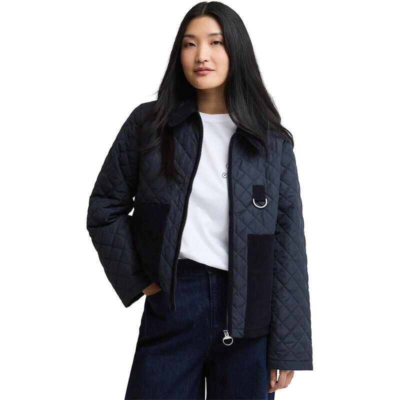 バブアー レディース アウター ジャケット・ブルゾン キルティング Barbour Aylesby Quilted Jacket Womens Dark Navy ネイビー