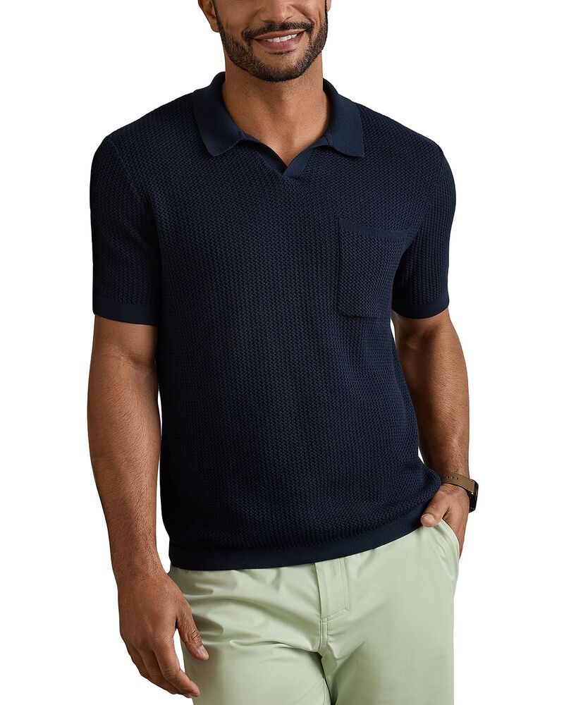 ローヌ メンズ トップス ポロシャツ Rhone Coastal Johnny Collar Polo Shirtrue Navy ネイビー