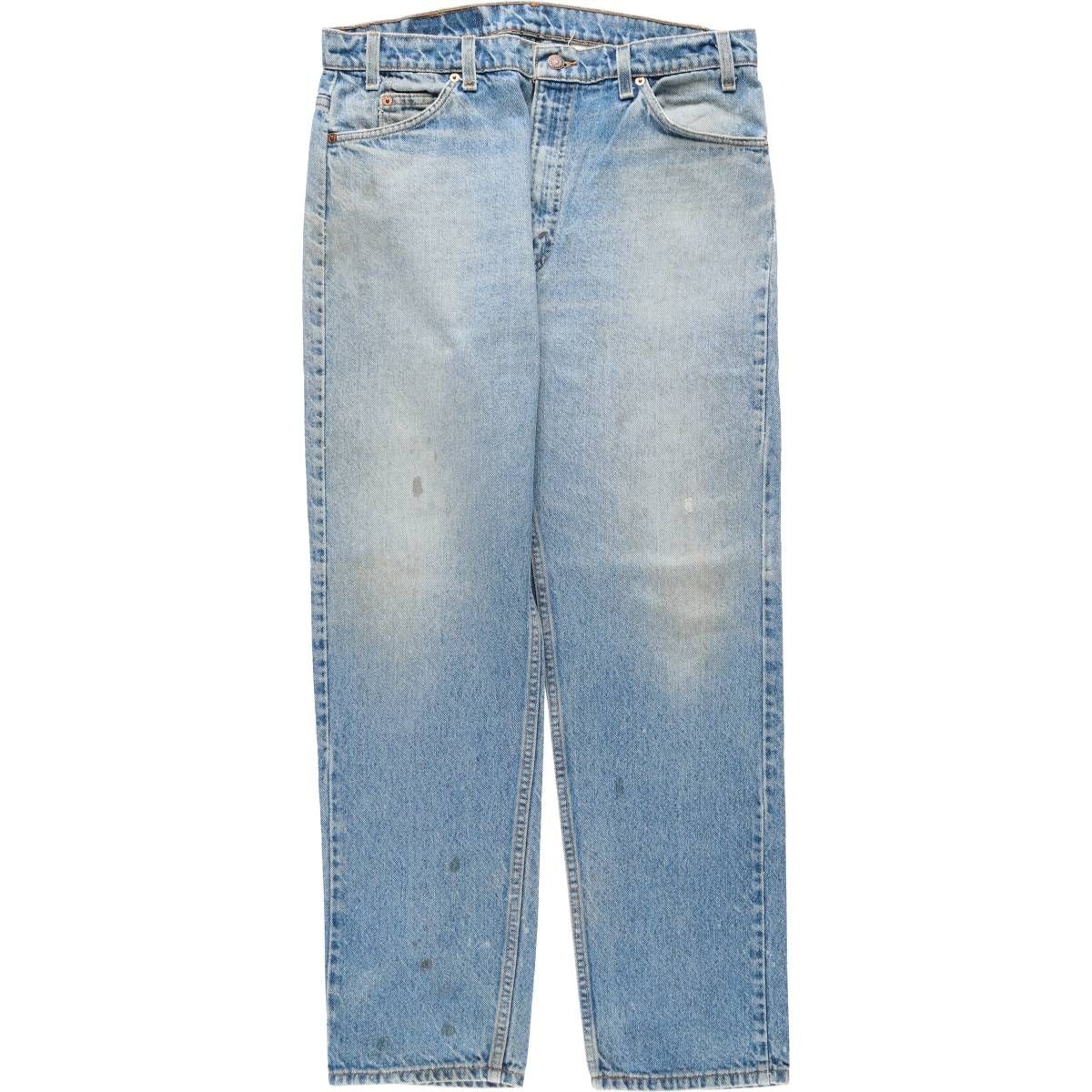 古着 リーバイス Levi's 505 REGULAR FIT STRAIGHT LEG オレンジタブ テーパードデニムパンツ メンズw35相当 ヴィンテージ/eaa645228