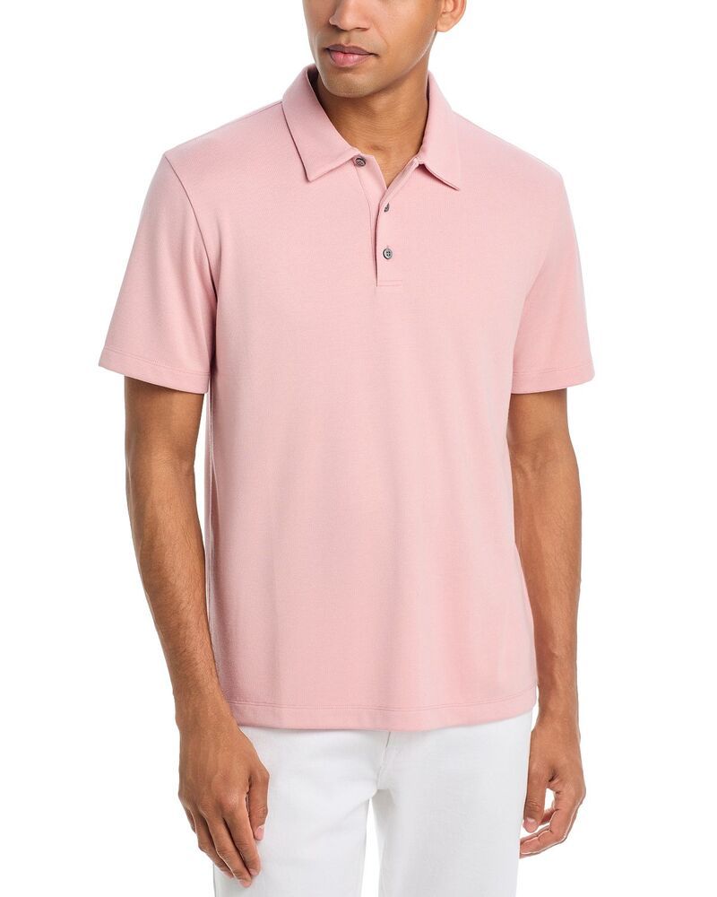 セオリー メンズ トップス ポロシャツ ジャージー Theory Bron Anemone Jersey Polo Shirt Chalk Pink チョーク