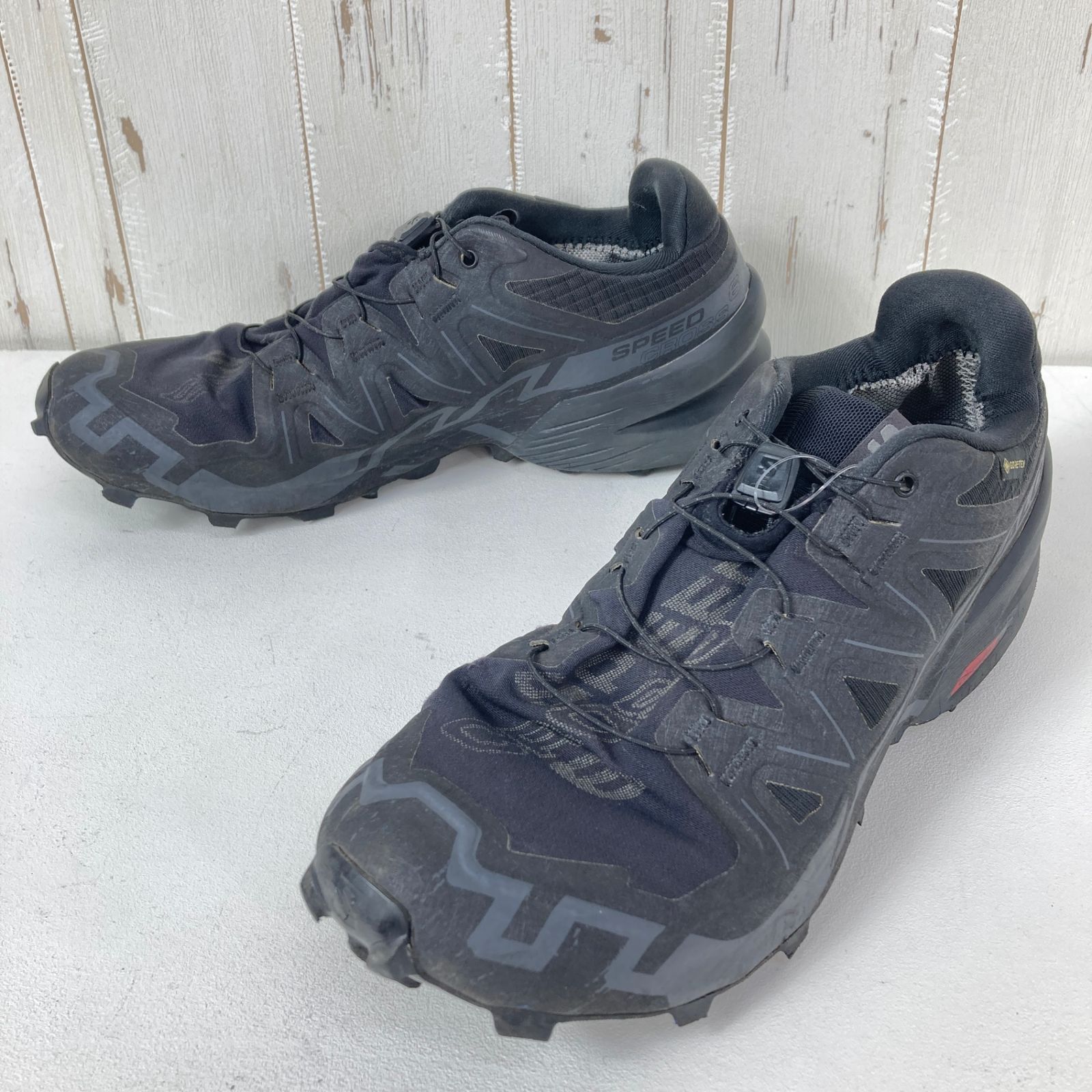 ?️Men's 27.0cm ブラック系 Salomon ( サロモン ) スピードクロス 6 ゴアテックス SPEEDCROSS 6 GORE-TEX フットウェア トレイルランニングシューズ z00059077 トレイルランニングシューズ フット