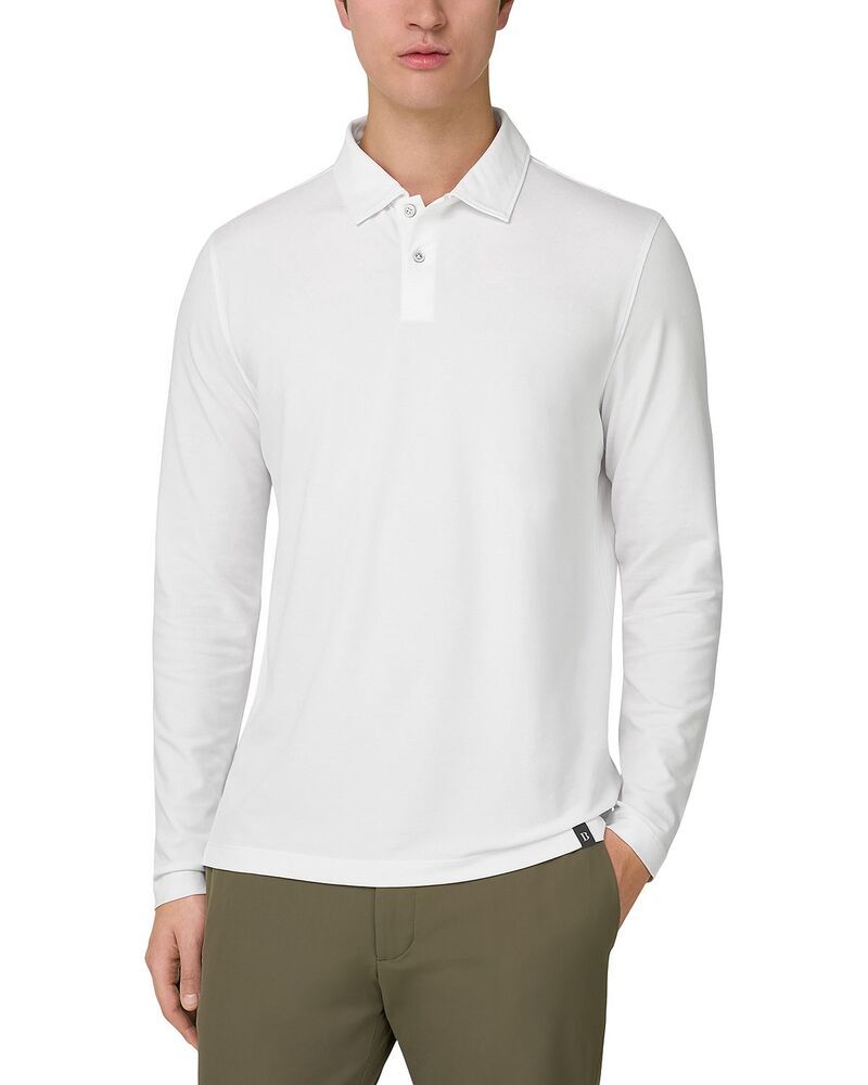 ボッジミラノ メンズ トップス ポロシャツ Boggi Milano High Performance Pique Polo Shirt with SCafe Yarn White ホワイト