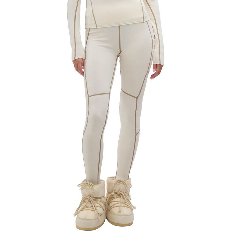 ハーフデイズ レディース ボトムス カジュアルパンツ Halfdays Hallie Merino Legging Womens Oatmilk
