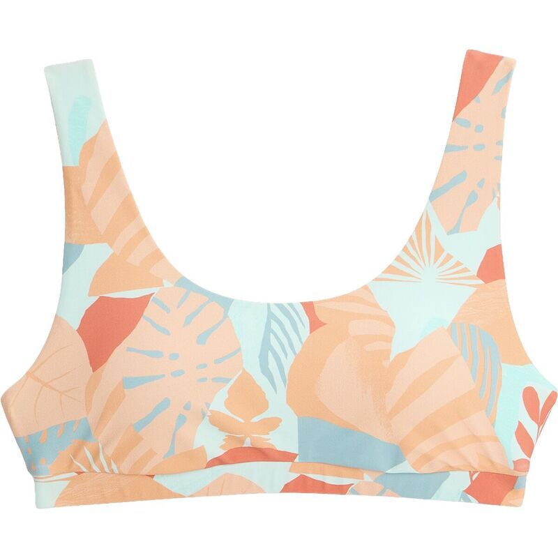 フリー フライ レディース 水着 トップのみ Free Fly Wavebound Scoop Bikini Top Womens Calypso Print Light Coral コーラル