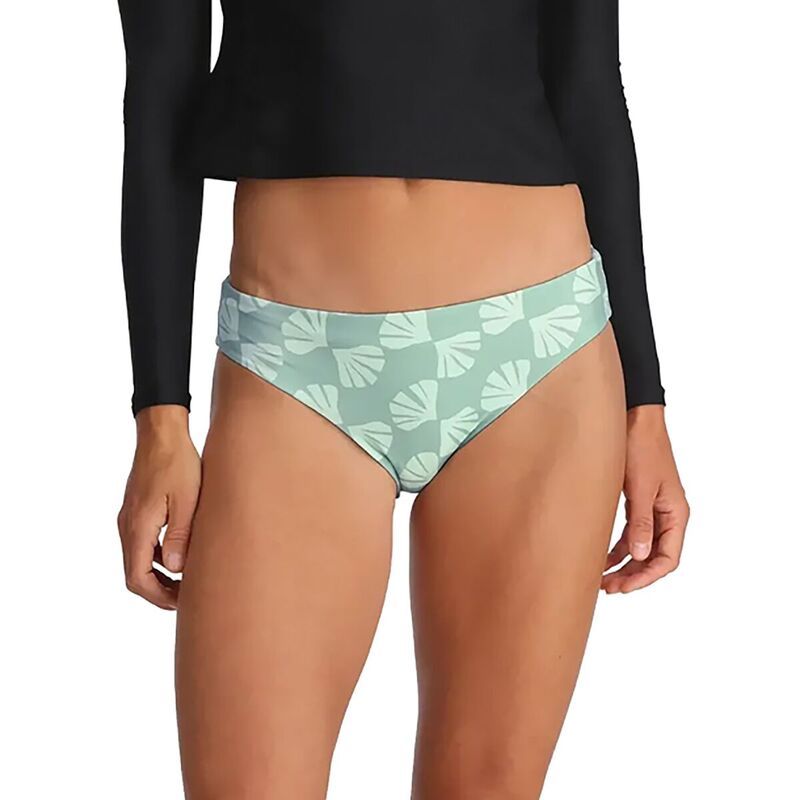 フリー フライ レディース 水着 ボトムスのみ Free Fly Wavebound Bikini Bottom Womensea Scalloprint Ocean Mist
