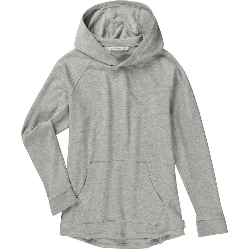フリー フライ レディース アウター ジャケット・ブルゾン フリース パーカー Free Fly Lightweight Fleece Hoodie Womens Heather Grey グレー