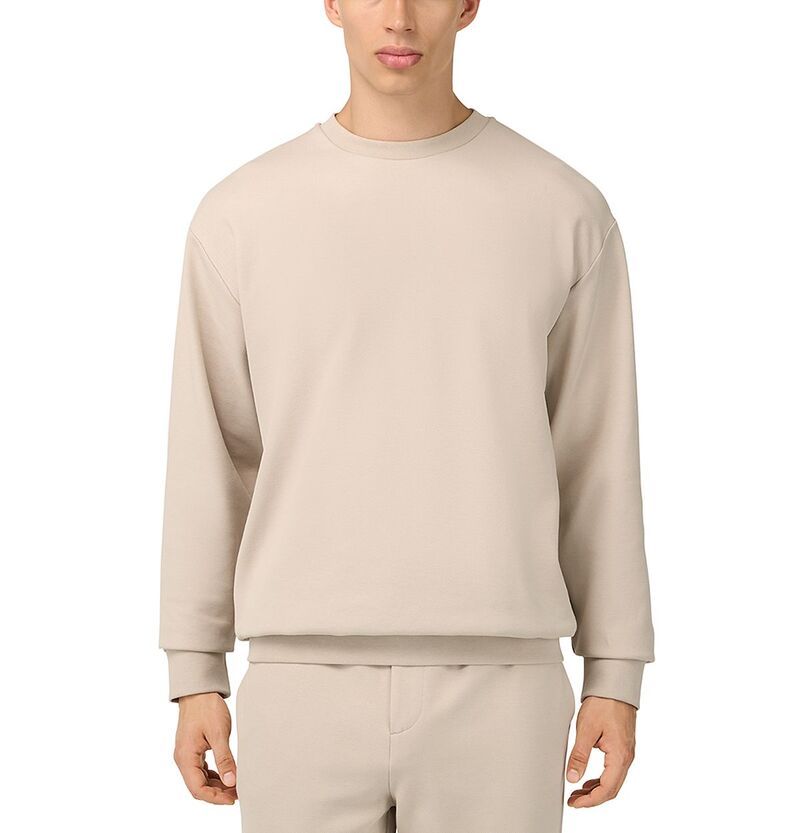 ボッジミラノ メンズ アウター パーカー・スウェット シャツ Boggi Milano Twill Interlock Sweatshirt Sand サンド