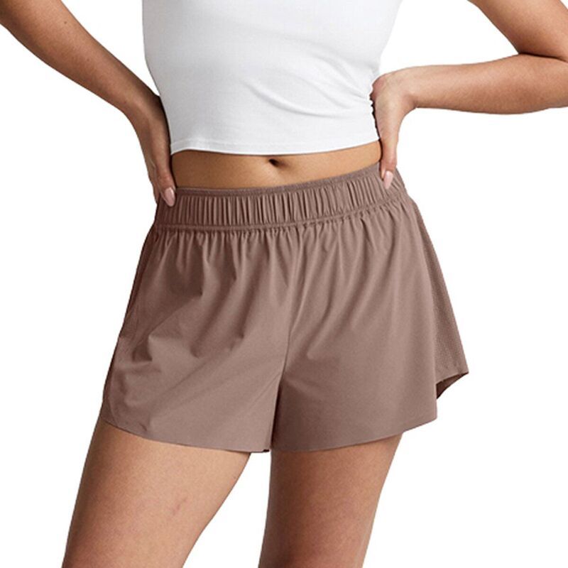 ビヨンドヨガ レディース ボトムス カジュアルパンツ Beyond Yoga Breeze Run Short Womens Rosey Taupe トープ