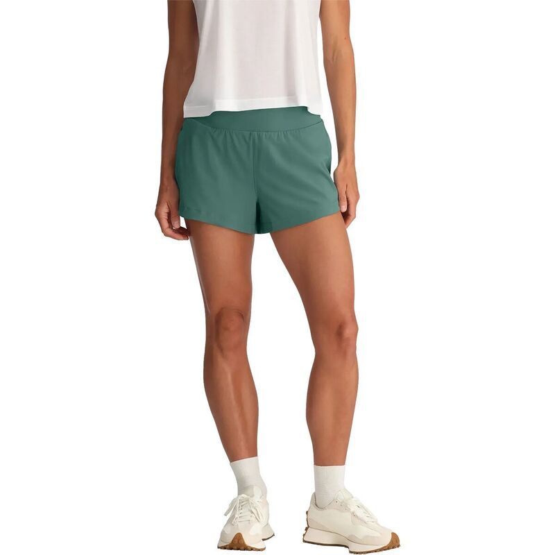 フリー フライ レディース ボトムス カジュアルパンツ Free Fly BambooLined Active Breeze 3in Short Womensea Pine