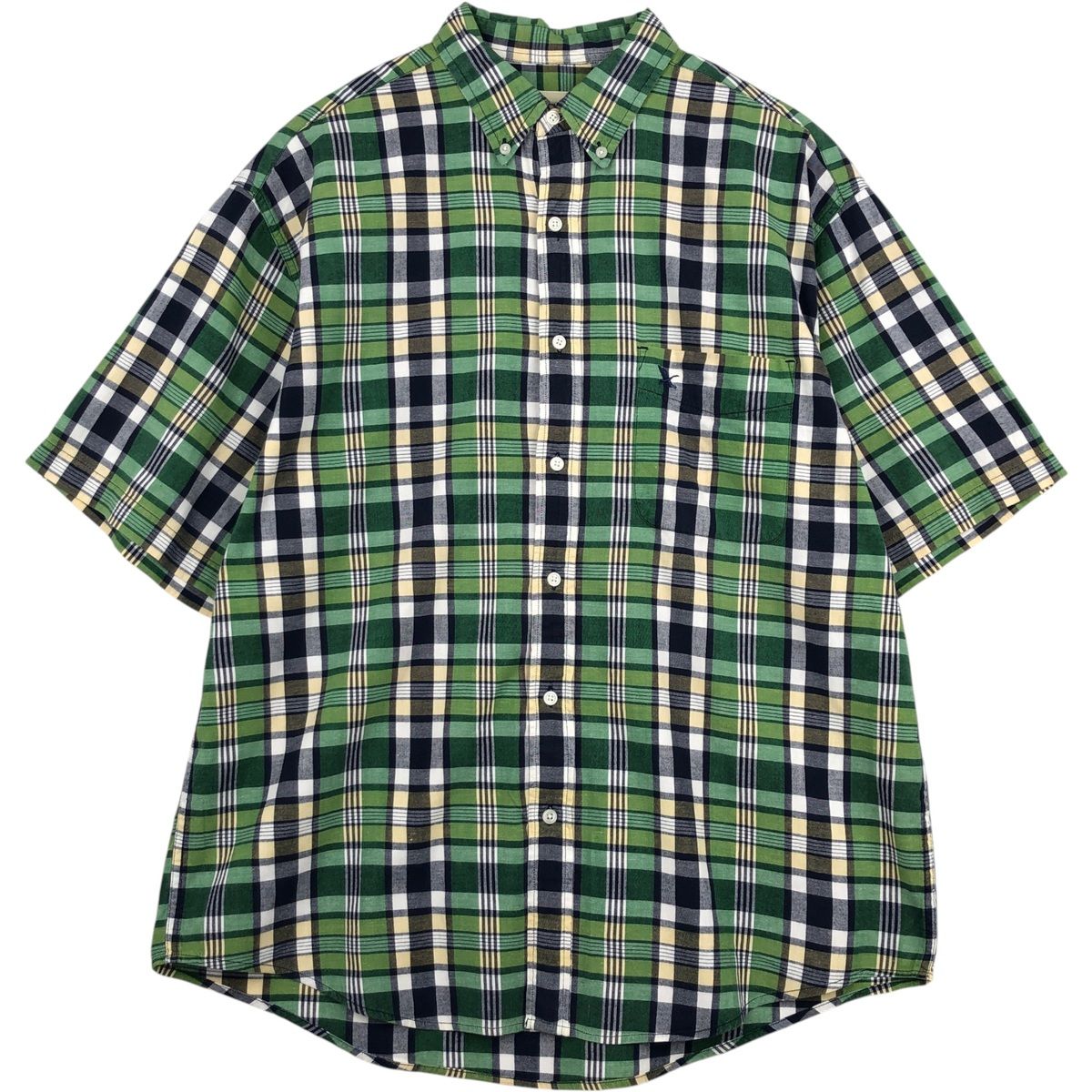 古着 90年代~ エディーバウアー Eddie Bauer 半袖 ボタンダウン チェックシャツ メンズL相当 ヴィンテージ/eaa643811