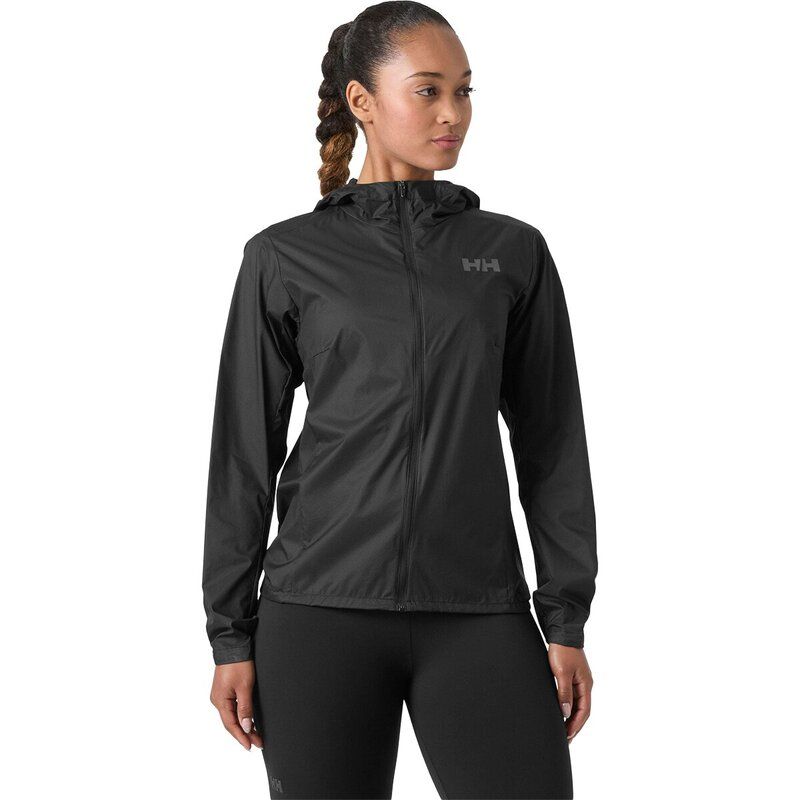 ヘリーハンセン レディース アウター ジャケット・ブルゾン Helly Hansen Trail Windbreaker Jacket Womens Black ブラック