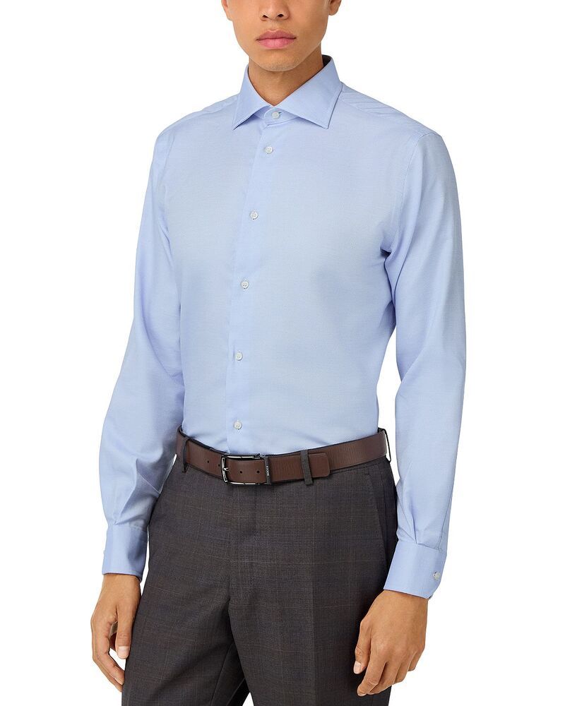 ボッジミラノ メンズ トップス シャツ Boggi MilanonIron Dobby Windsor Collar Dresshirt Light Blue ブルー