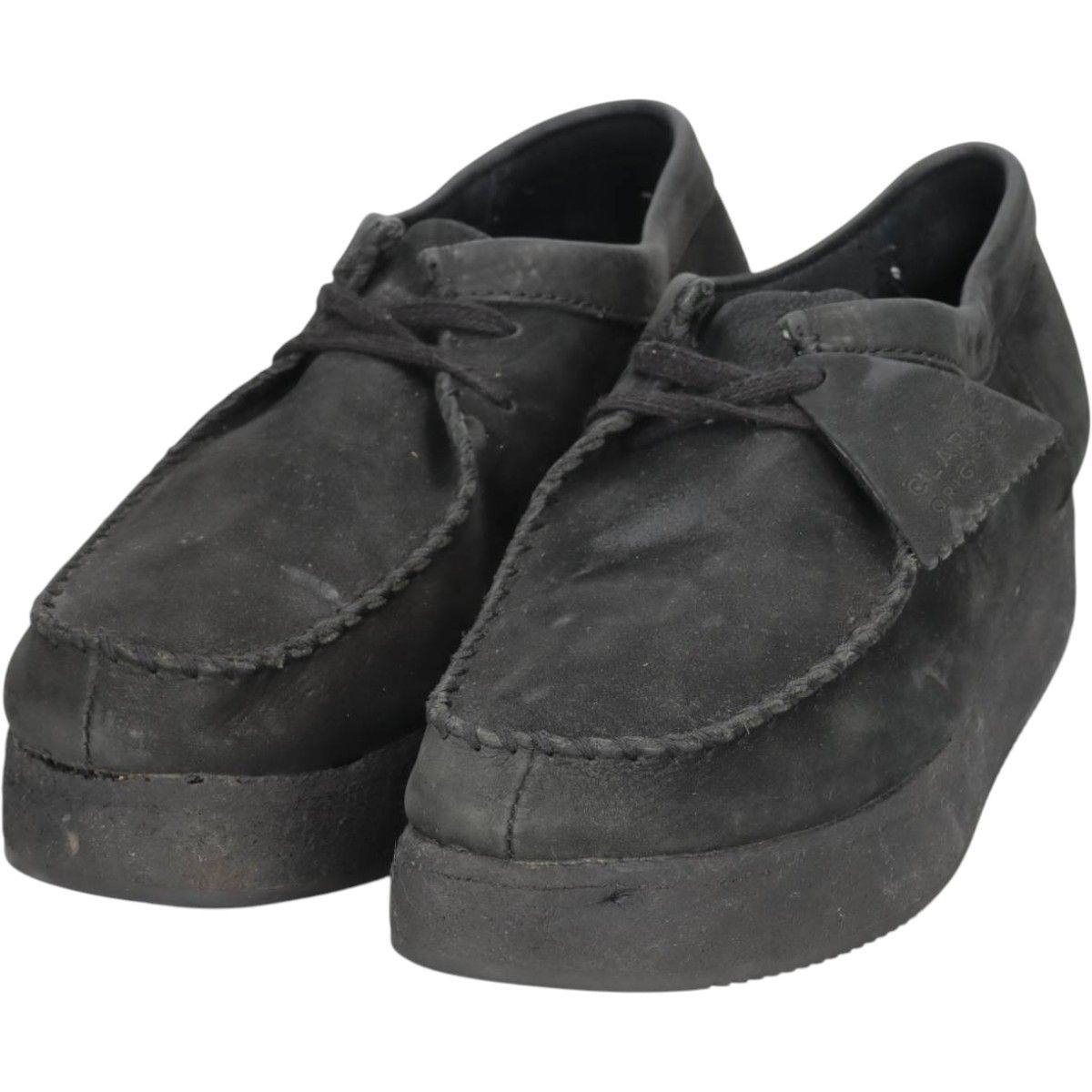 古着 クラークス Clarks Wallacraft 厚底 スエード ワラビーシューズ 9 1/2 M レディース25.5cm相当/saa015219