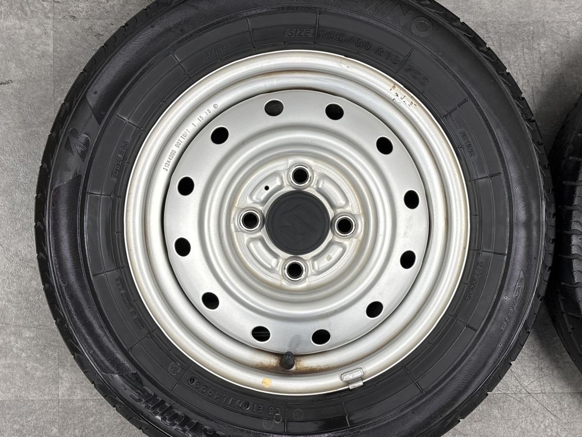 特価品】スズキ 純正 スチールホイール 13in 4.00B +50 PCD100