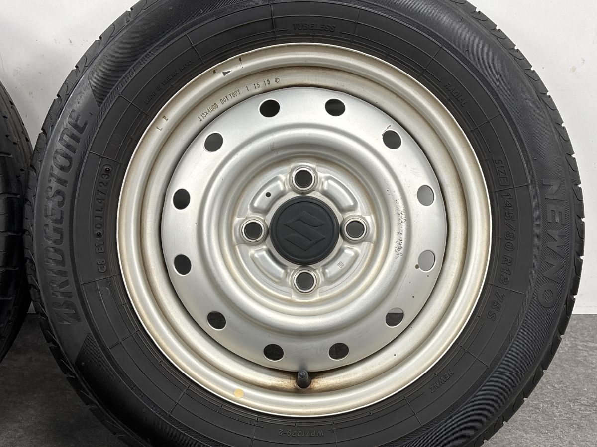 特価品】スズキ 純正 スチールホイール 13in 4.00B +50 PCD100