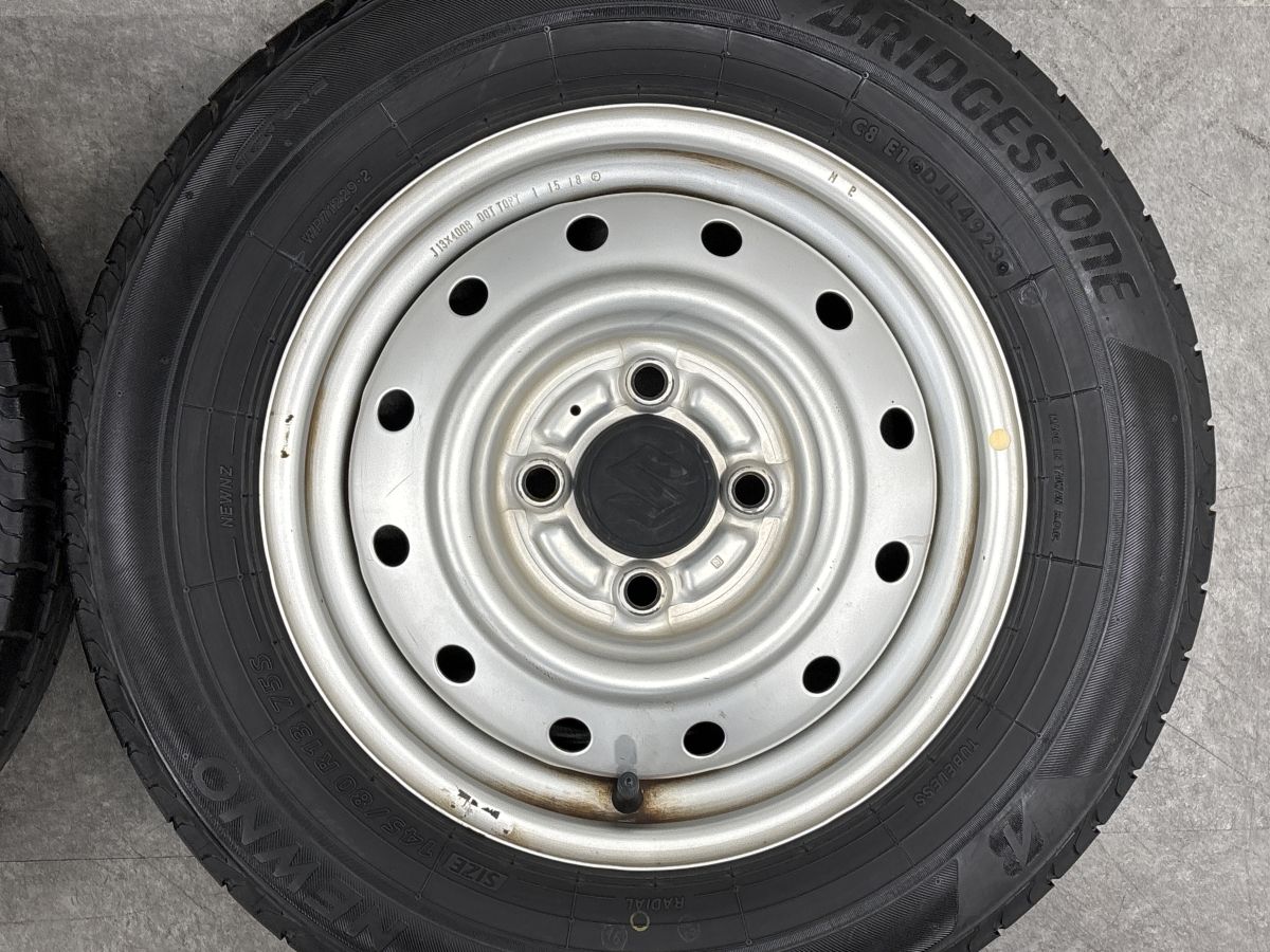 特価品】スズキ 純正 スチールホイール 13in 4.00B +50 PCD100