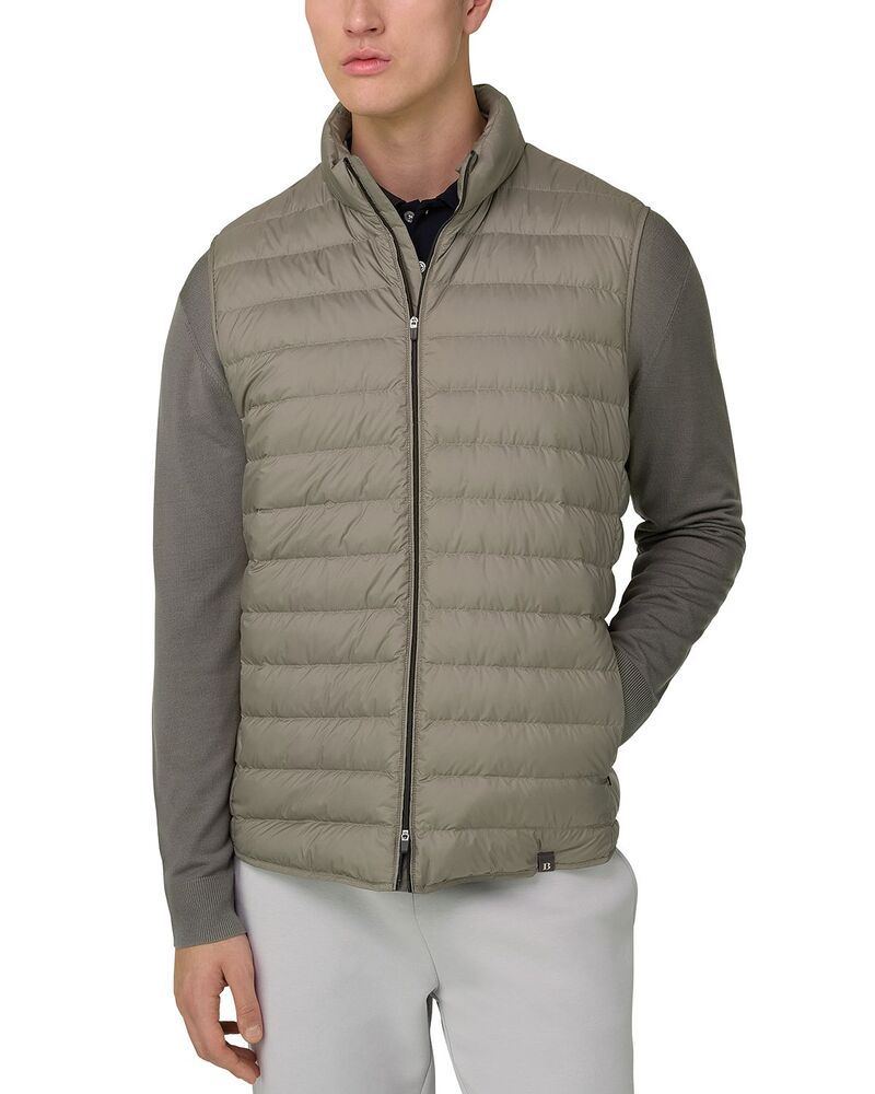 ボッジミラノ メンズ アウター ベスト ダウン Boggi Milanout Down Vest Mud