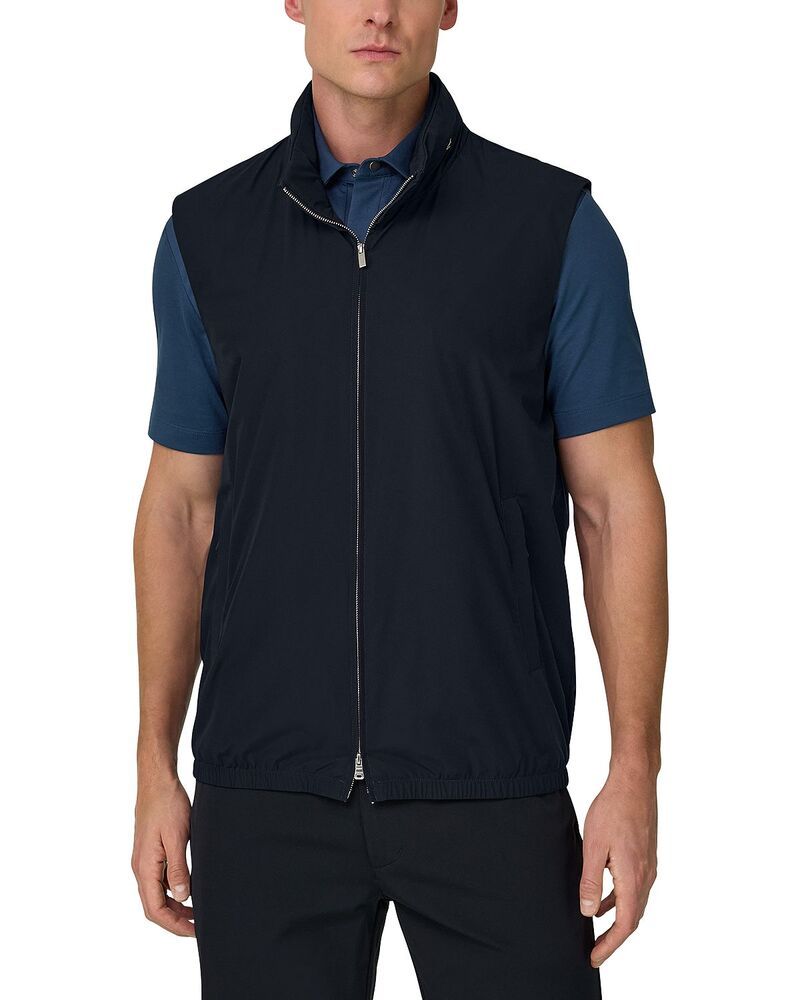 ボッジミラノ メンズ アウター ベスト Boggi Milano Superlight Vest Navy Blue ネイビー