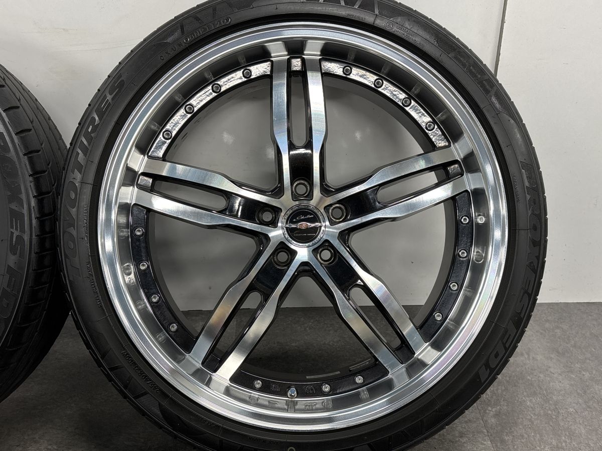 程度良好】AME シャレン XF-55 21in 9J +38 PCD114.3 トーヨー