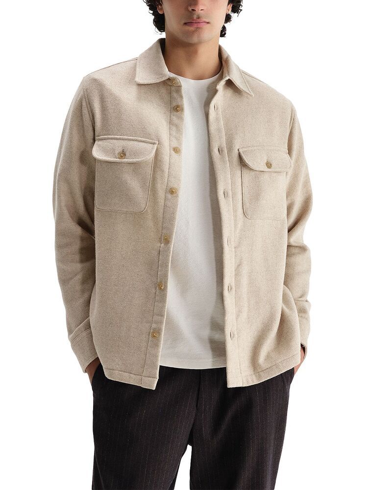ワックスロンドン メンズ トップス シャツ Wax London Lomond Overshirt Natural