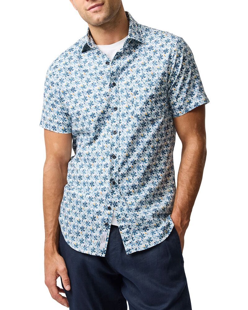 ロッドアンドグン メンズ トップス シャツ ボタンダウン Rodd Gunn Harvey Road Sports Fit Button Down Shirt Cornflower