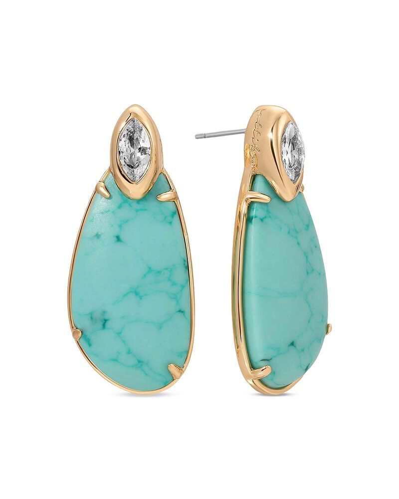 エティカ レディース アクセサリー ピアス・イヤリング Ettika Majesticubic Zirconia Stone Drop Earrings Turquoise ターコイズ