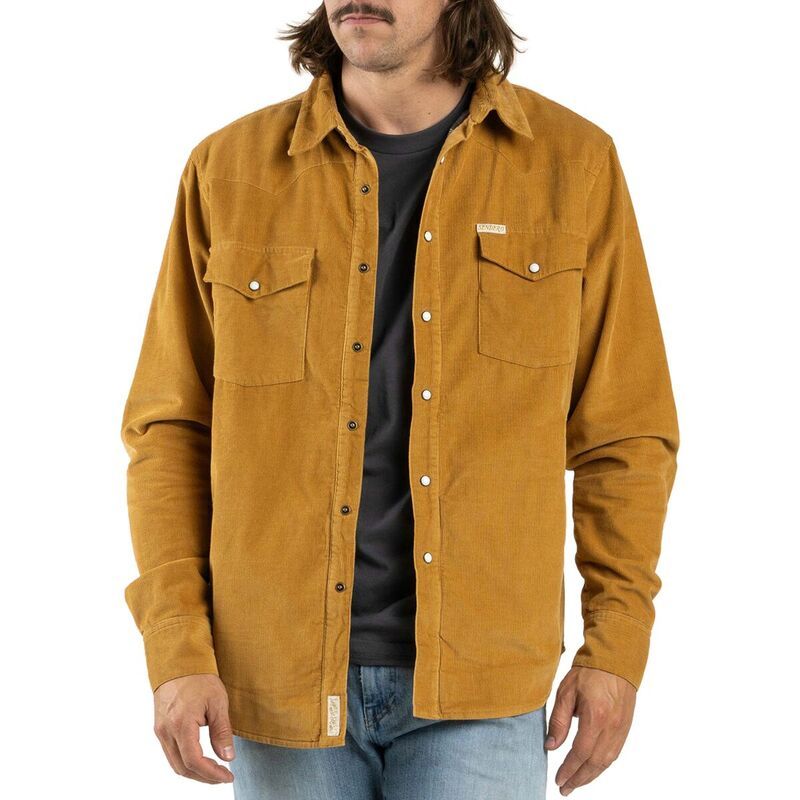 センデロプロビジョンズ メンズ トップス シャツ Sendero Provisions Co Desperado Shacket Mens Old Gold ゴールド