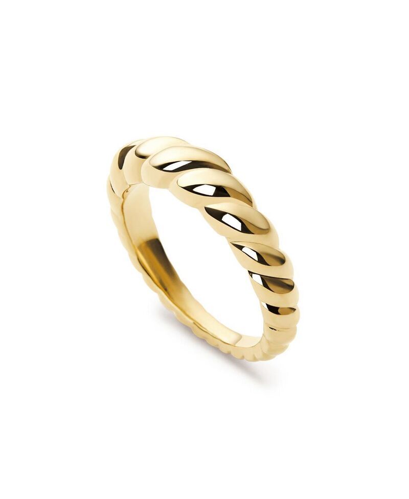 アナルイサ レディース アクセサリー リング Ana Luisa Gold Twist Slim Rope Ringold ゴールド