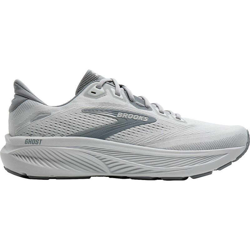 ブルックス メンズ シューズ スニーカー Brooks Ghost 18 Running Shoe Mens Primer GreyOyster Mushroom グレー