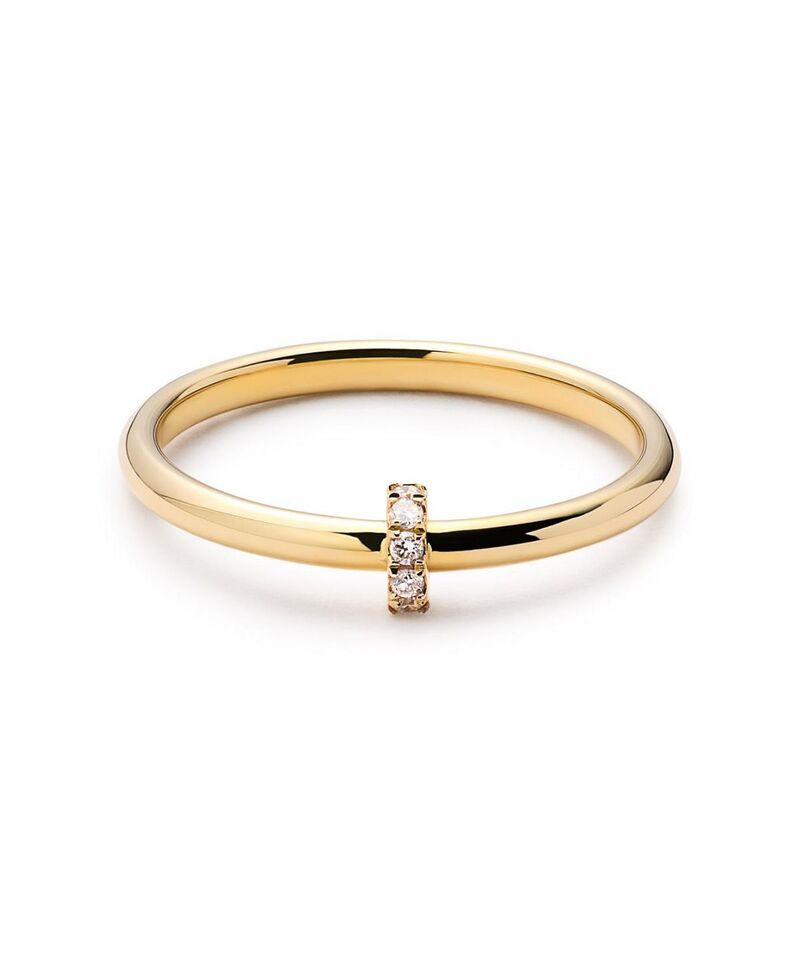 アナルイサ レディース アクセサリー リング Ana Luisa Solid Gold Lab Grown Diamond Link Ringold ゴールド