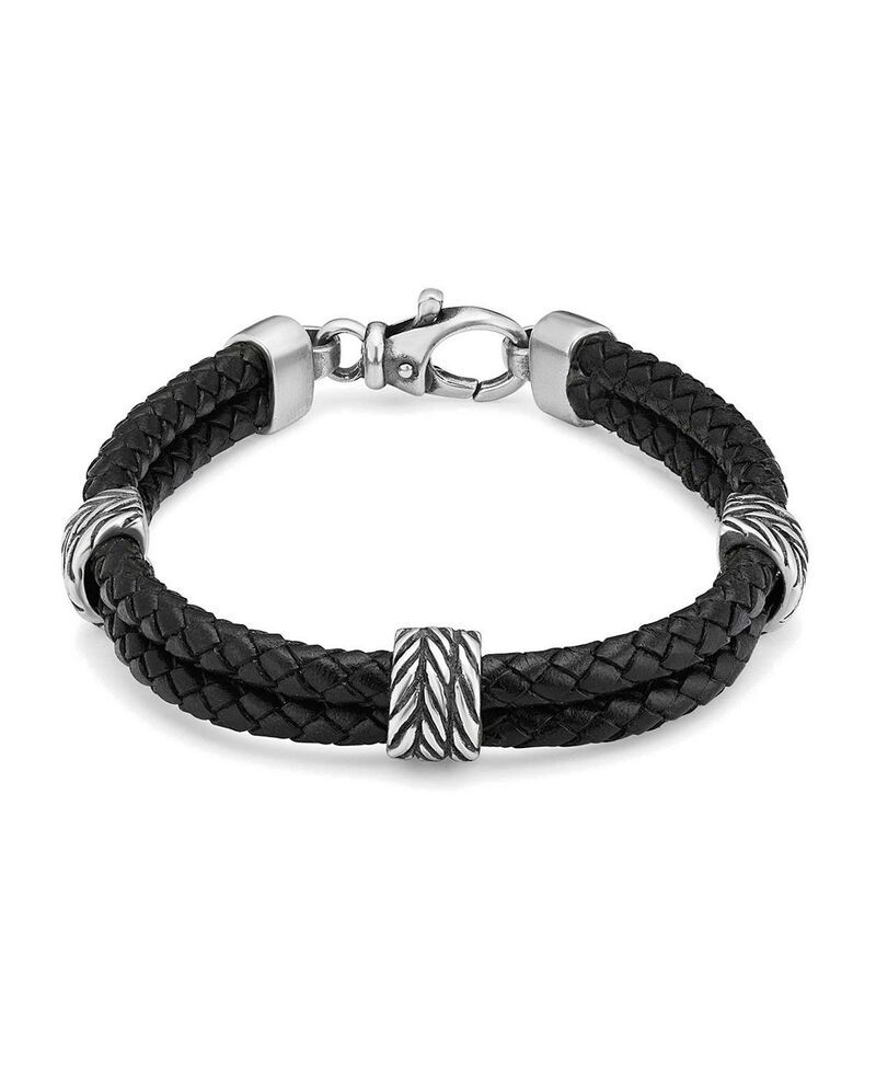 オラディナ レディース アクセサリー ブレスレット・バングル・アンクレット Oradina Sterling Silver Voyager Station Bracelet Silver シルバー