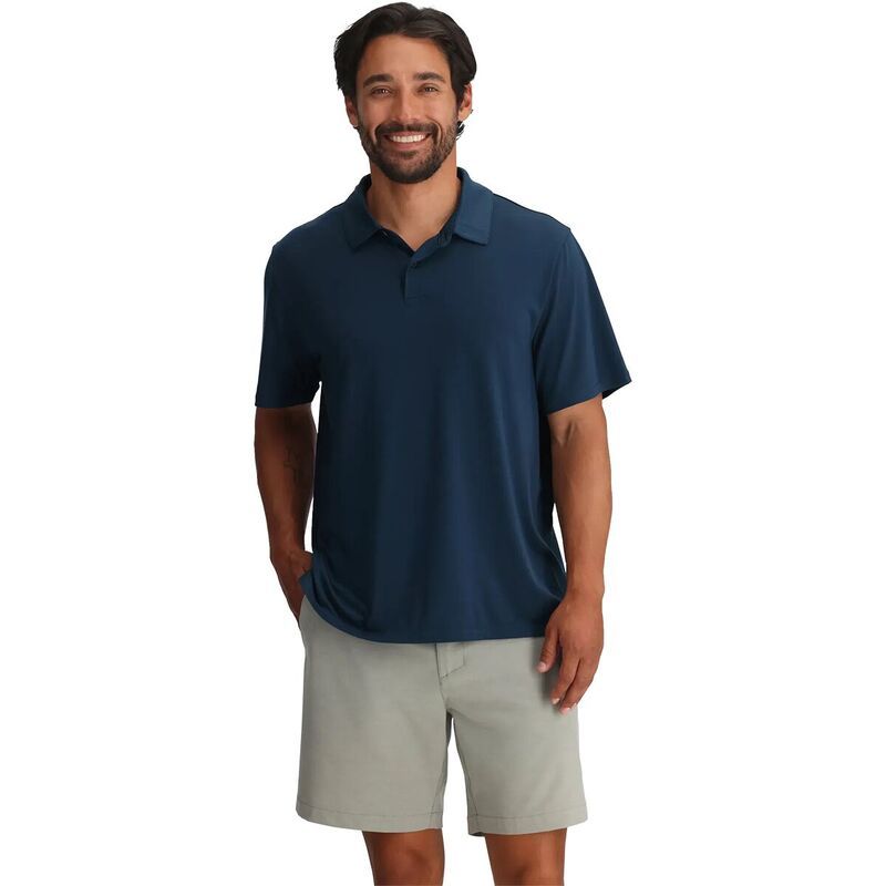 フリー フライ メンズ トップス ポロシャツ Free Fly Elevate Polo Shirt Mens True Navy ネイビー