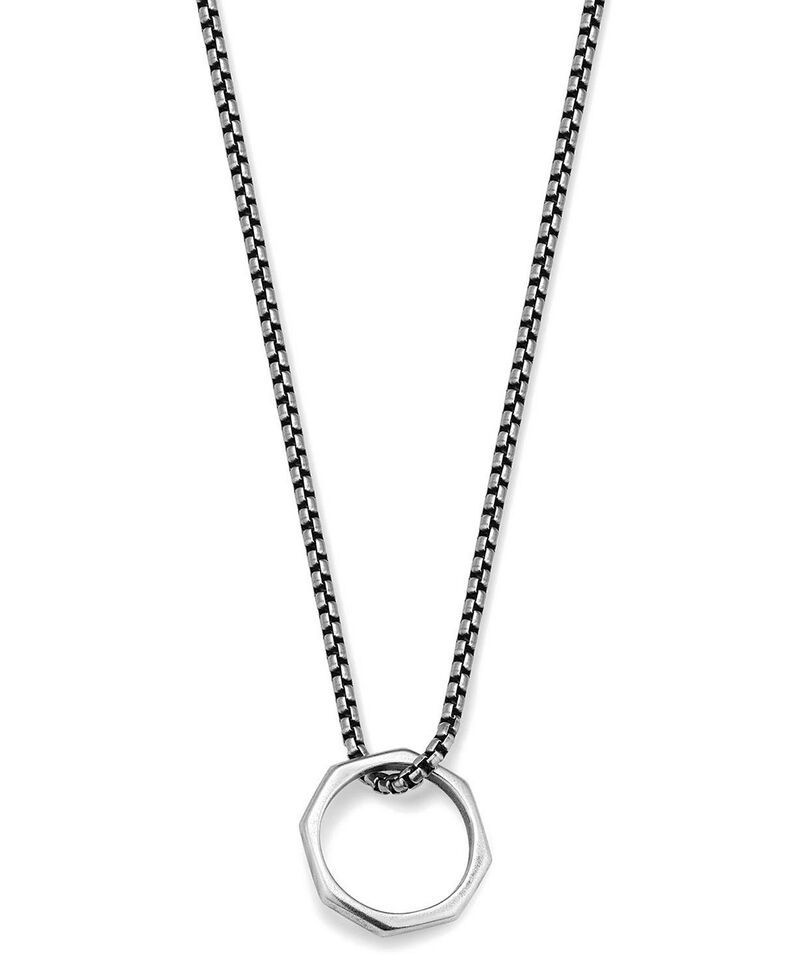 オラディナ レディース アクセサリー ネックレス・チョーカー・ペンダントトップ レース Oradina Sterling Silver Bolt Pendant Necklace 22 Silver