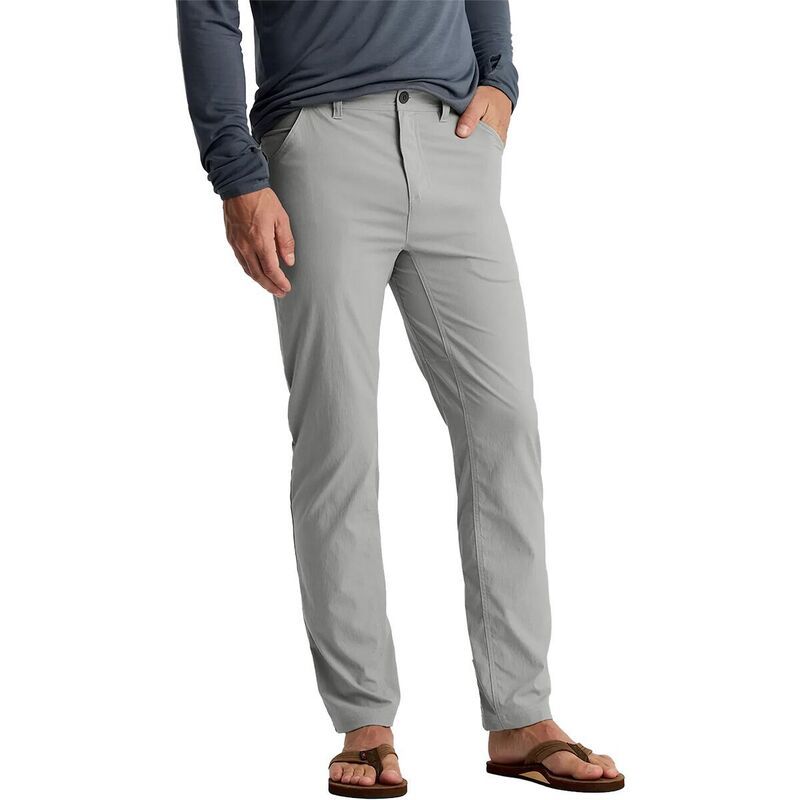 フリー フライ メンズ ボトムス カジュアルパンツ Free Fly Topogrid Pant Mens Cement