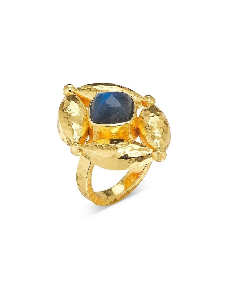 カプシーヌ ドゥ ウルフ レディース アクセサリー リング Capucine De Wulf Blue Labradorite Mystic Eye Ring BlueGold ブルー