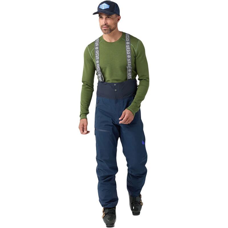 スティオ メンズ ボトムス カジュアルパンツ STIO Environ Bib Mens Mountain ShadowNavy ネイビー