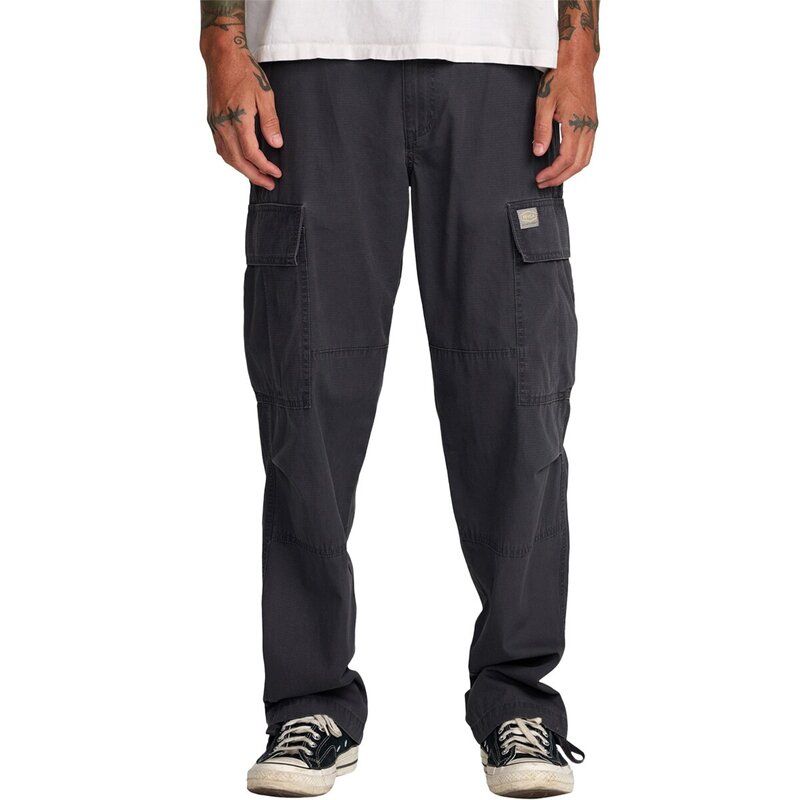 ルーカ メンズ ボトムス カジュアルパンツ カーゴパンツ RVCA Dayshift Cargo Pant Mens Pirate Black ブラック