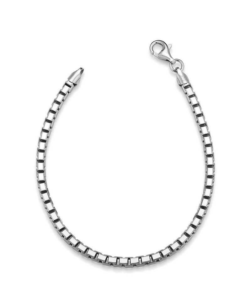 オラディナ レディース アクセサリー ブレスレット・バングル・アンクレット Oradina Sterling Silver Edge Bold Box Bracelet Silver シルバー