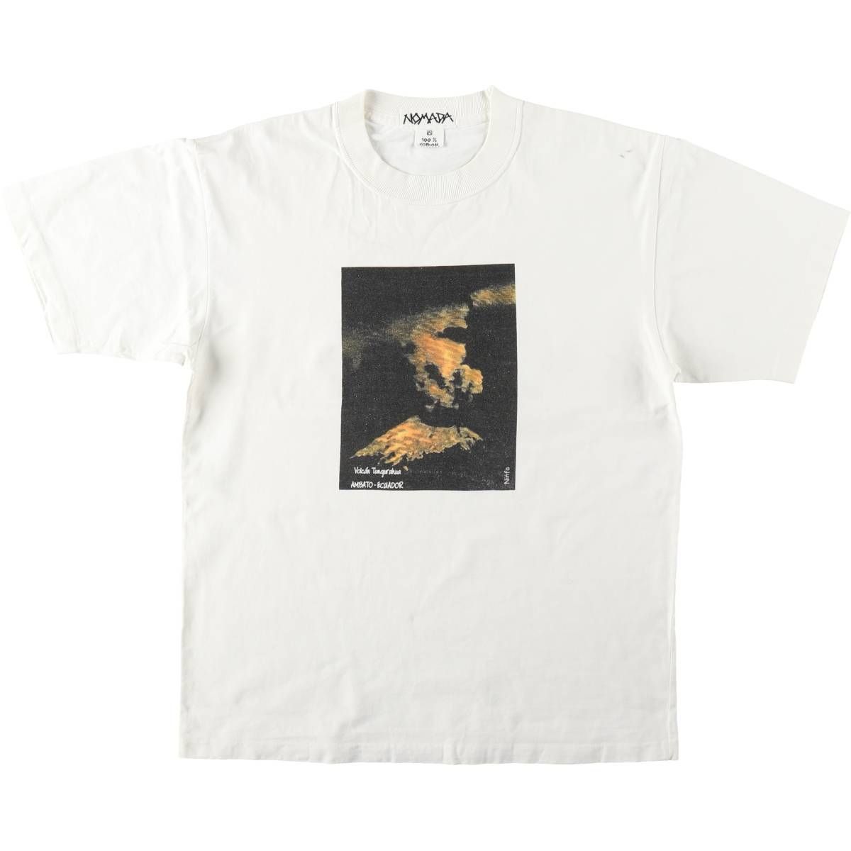古着 90年代 NOMADA プリントTシャツ メンズM相当 ヴィンテージ/eaa638805