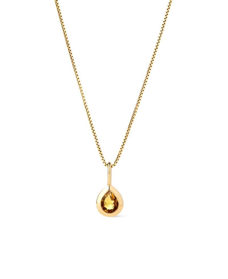 アナルイサ レディース アクセサリー ネックレス・チョーカー・ペンダントトップ レース Ana Luisa Solid Yellow Gold Teardrop Charm Necklace Yell