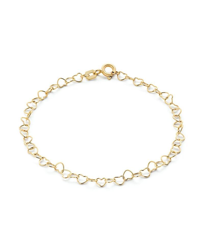 アナルイサ レディース アクセサリー ブレスレット・バングル・アンクレット Ana Luisa Solid Yellow Gold Heart Chain Bracelet Gold ゴールド
