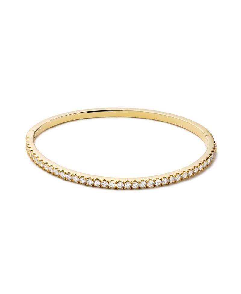 アナルイサ レディース アクセサリー ブレスレット・バングル・アンクレット Ana Luisa Brass and Cubic Zirconia Juliette Gold Bangle Bracel