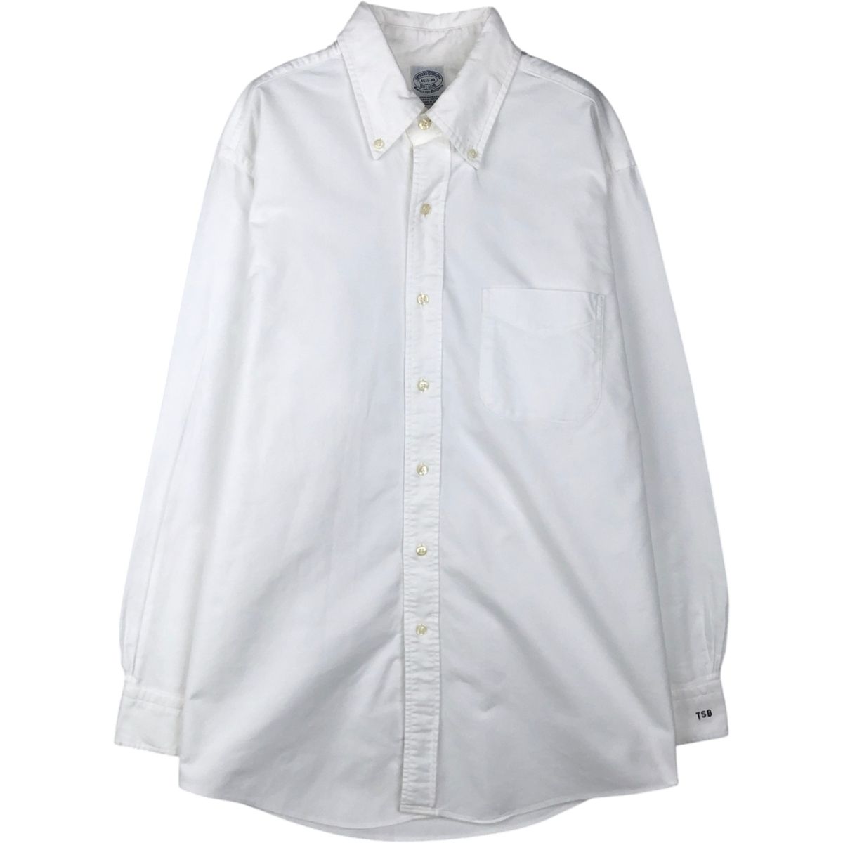 古着 ブルックスブラザーズ Brooks Brothers Est.1818 長袖 ボタンダウンシャツ USA製 メンズL相当/eaa642858
